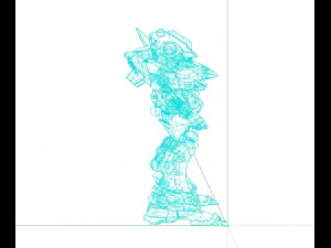 3D Transformer robot 3D Model
