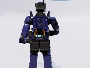 Male Cyborg 3D Modell