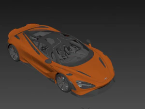McLaren 765LT 2022 3D Model