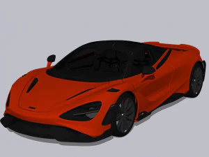 McLaren 765LT 2022 3D Model