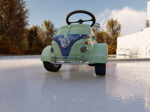 Volkswagen Toy Car 3D Model