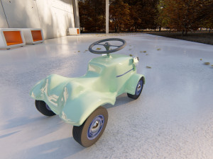 Volkswagen Toy Car 3D Model