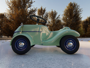 Volkswagen Toy Car 3D Model