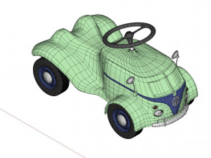 Volkswagen Toy Car 3D Model