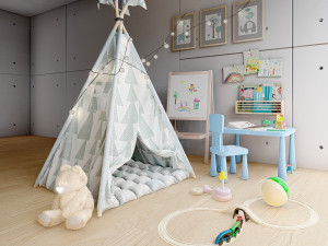 Wigwam Modello 3D