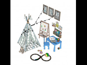 Wigwam Modello 3D