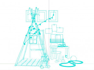 Wigwam Modello 3D