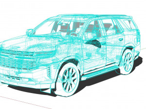 Chevrolet Tahoe 2022 3D-Modell