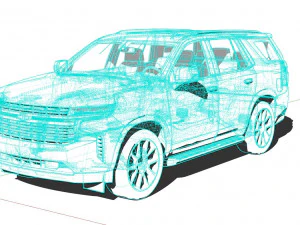 Chevrolet Tahoe 2022 3D Model
