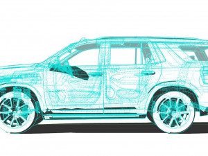 Chevrolet Tahoe 2022 3D-Modell