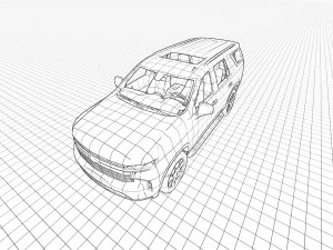 Chevrolet Tahoe 2022 3D Model