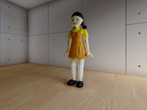 Squid game characters Model 3D