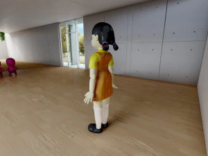 Squid game characters 3D Model