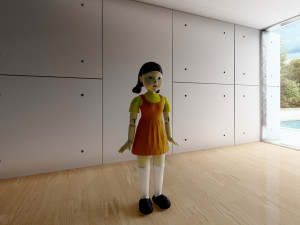 Squid game characters Model 3D