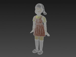 Squid game characters Model 3D