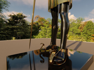 Pharaoh Sculpture Modèle 3D