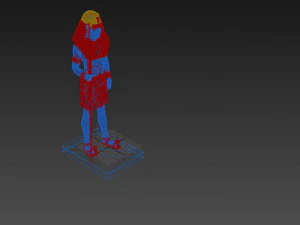 Pharaoh Sculpture 3D Model
