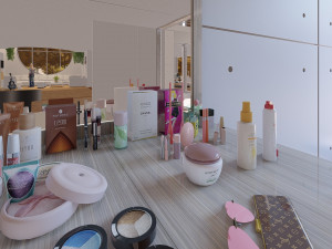 Makeup Desk Modello 3D