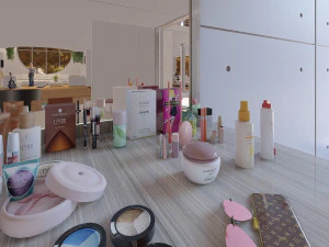 Makeup Desk 3D Model