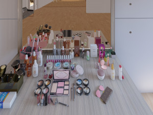 Makeup Desk Modello 3D