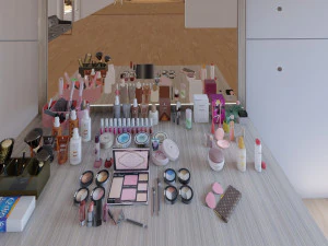 Makeup Desk 3D Model