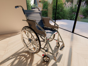 Wheelchair 3D Model