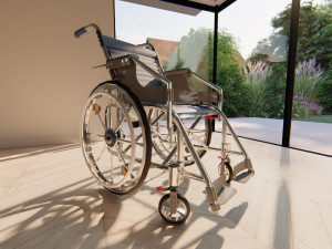 Wheelchair Model 3D