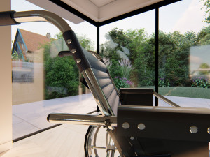 Wheelchair Model 3D