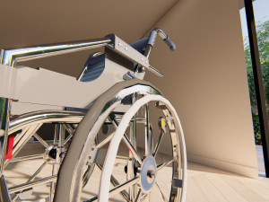 Wheelchair Model 3D