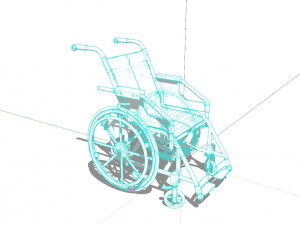 Wheelchair Model 3D