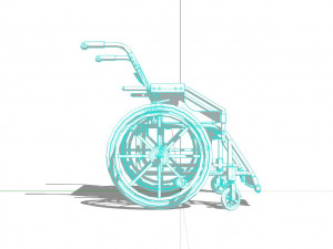 Wheelchair Model 3D
