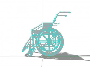 Wheelchair Model 3D