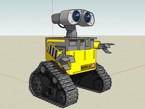 Wall E Robot 3D Model