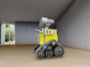 Wall E Robot 3D Model
