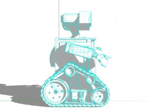 Wall E Robot 3D Model