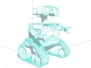 Wall E Robot 3D Model