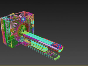 MRI Scanner Model 3D