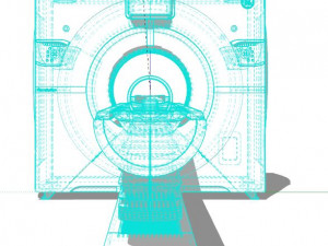 MRI Scanner Model 3D