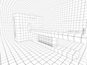 MRI Scanner Model 3D