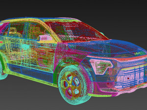 Kia Niro 2023 3D 模型