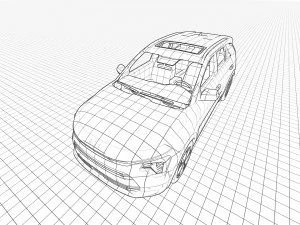 Kia Niro 2023 3D Model