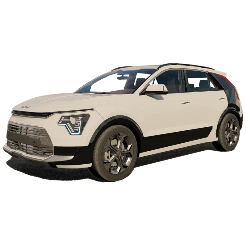 Kia Niro 2023 3D 模型 .c4d .max .obj .3ds .fbx .stl .blend 
