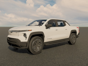 Chevrolet Silverado EV 2023 3D Модель