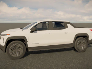 Chevrolet Silverado EV 2023 3D Model