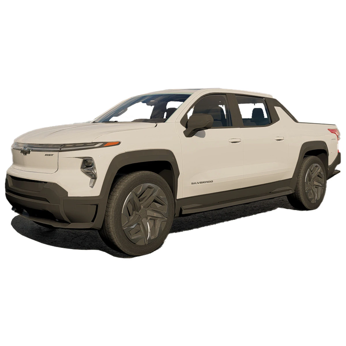Chevrolet Silverado EV 2023 3D Model .c4d .max .obj .3ds .fbx .stl .blend