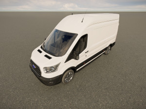 Fo rd Transit 2023 Modelo 3D
