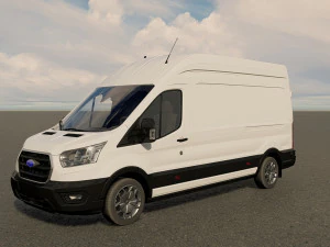 Fo rd Transit 2023 3D Model