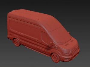 Fo rd Transit 2023 3D Model