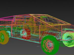 Tesla Cybertruck 2023 3D Model