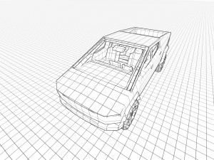Tesla Cybertruck 2023 Model 3D